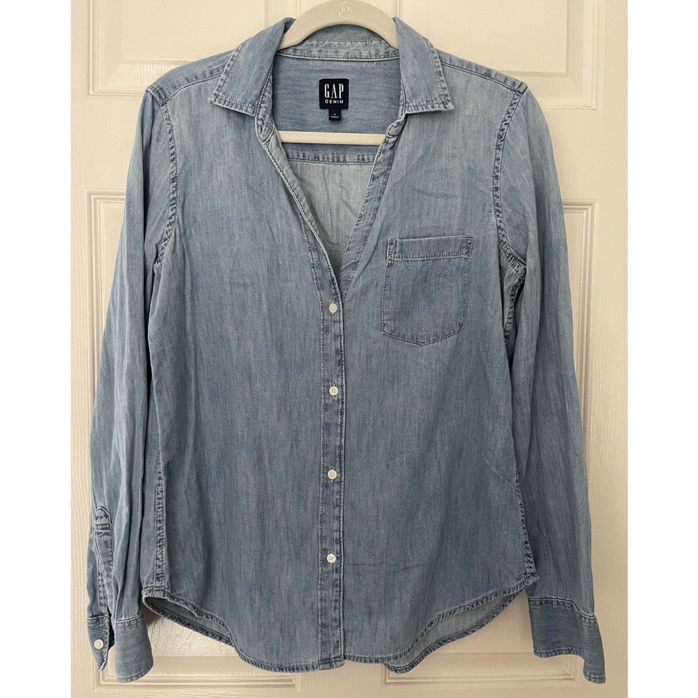 Gap- Denim button down shirt